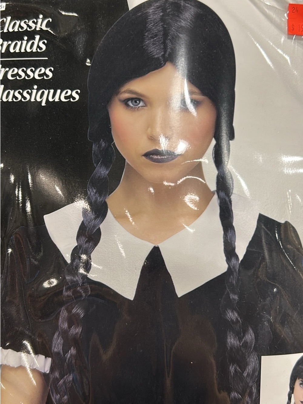 Classic Long Black Braided Wig for Women